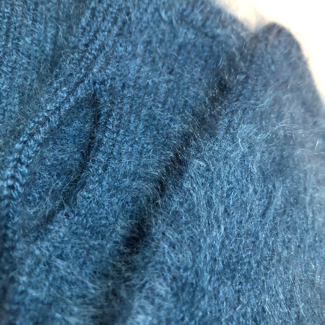 suzuki takayuki カシミヤ100%アームウォーマー ブレインブルー