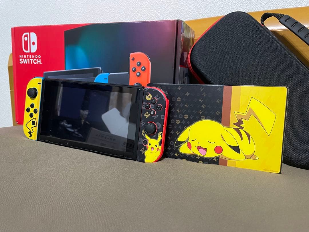 【動作確認・初期化済】Switch 本体 完品＋ケース付｜室内使用のみ