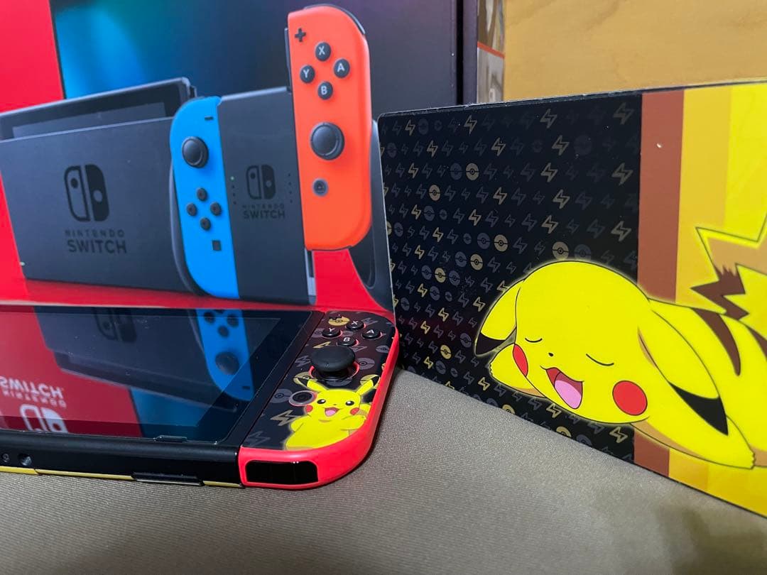 【動作確認・初期化済】Switch 本体 完品＋ケース付｜室内使用のみ