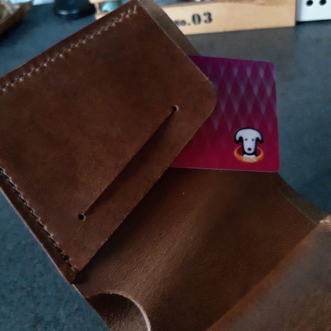 HORWEEN★クロムエクセル　二つ折り財布 ブラウン