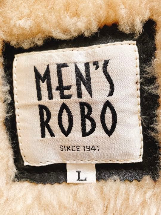 MENS ROBO ヴィンテージ　ムートン　フライトジャケット