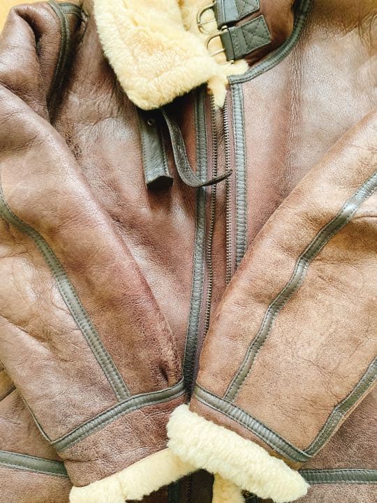 MENS ROBO ヴィンテージ　ムートン　フライトジャケット