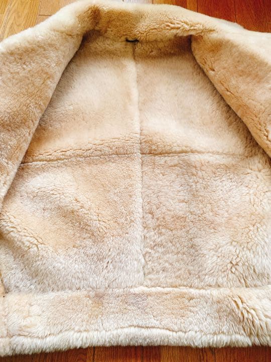 MENS ROBO ヴィンテージ　ムートン　フライトジャケット