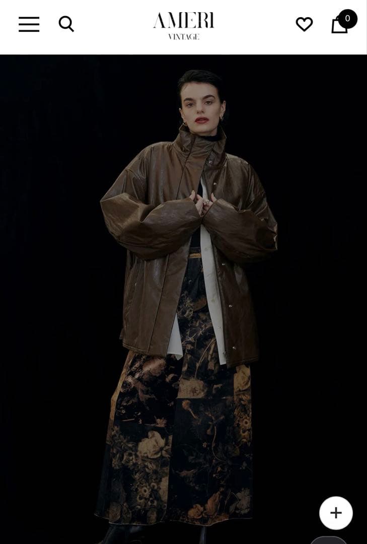 【※新品未使用PASTING LIKE FAKE LEATHER JACKET】