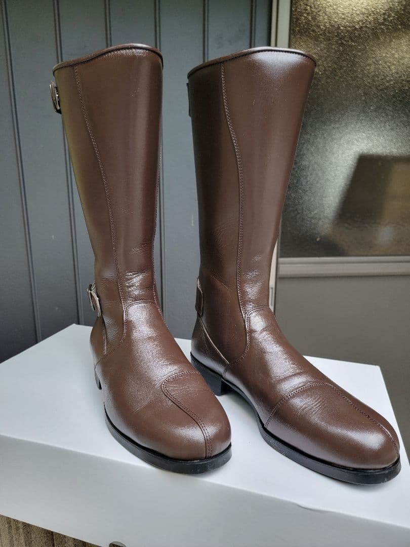 東横ロングブーツ　茶