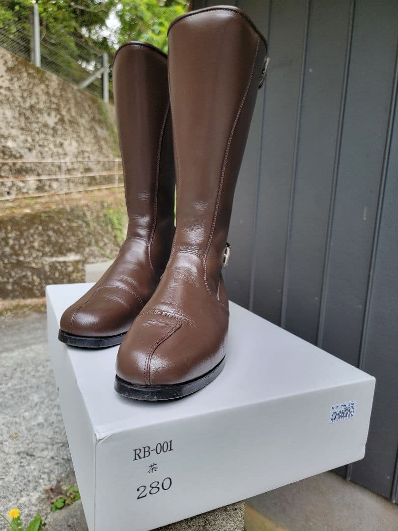 東横ロングブーツ　茶