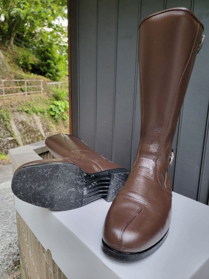 東横ロングブーツ　茶