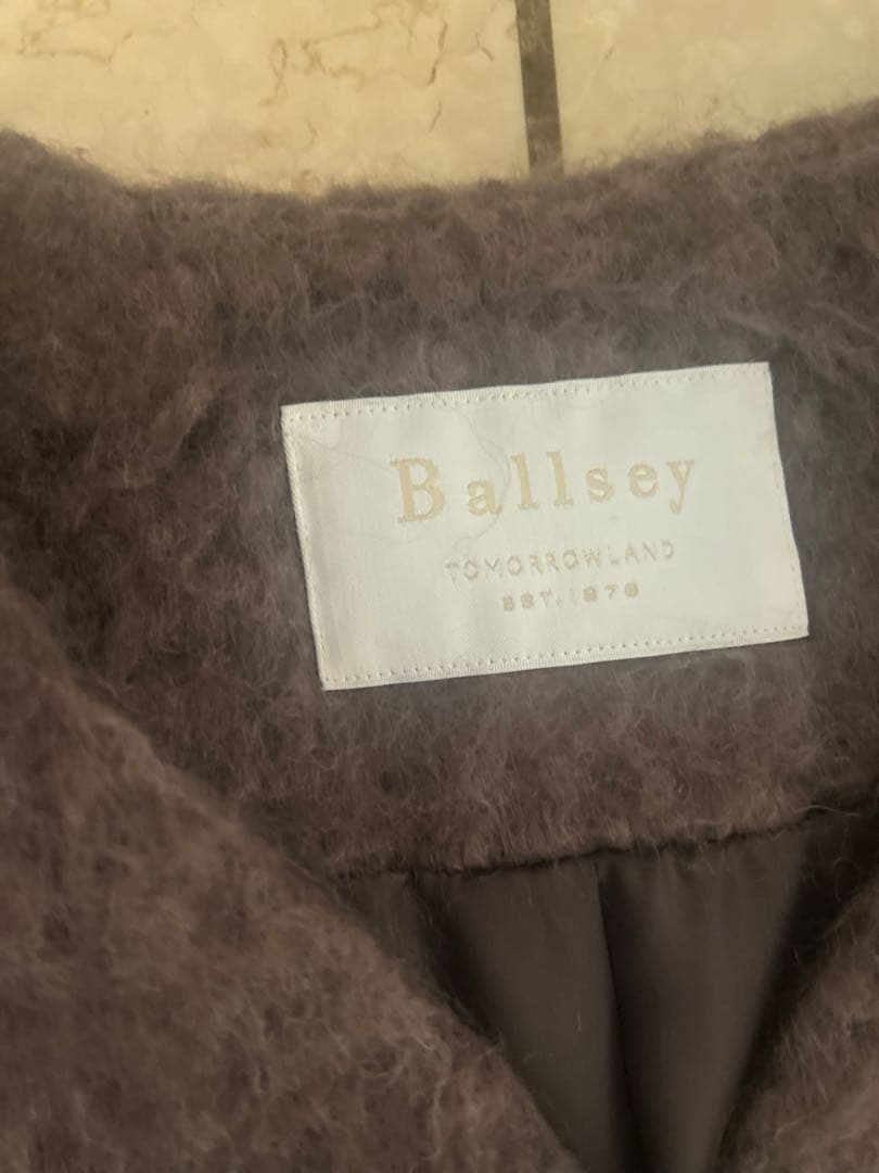 【25AW】今季　Ballsey コート　アウター　シャギー　トゥモローランド
