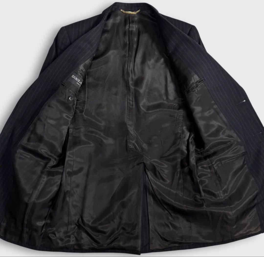 DOLCE&GABBANA 2B スーツ セットアップ 48 ストライプ