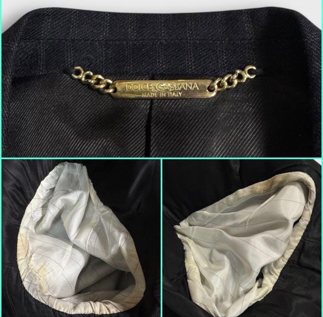 DOLCE&GABBANA 2B スーツ セットアップ 48 ストライプ