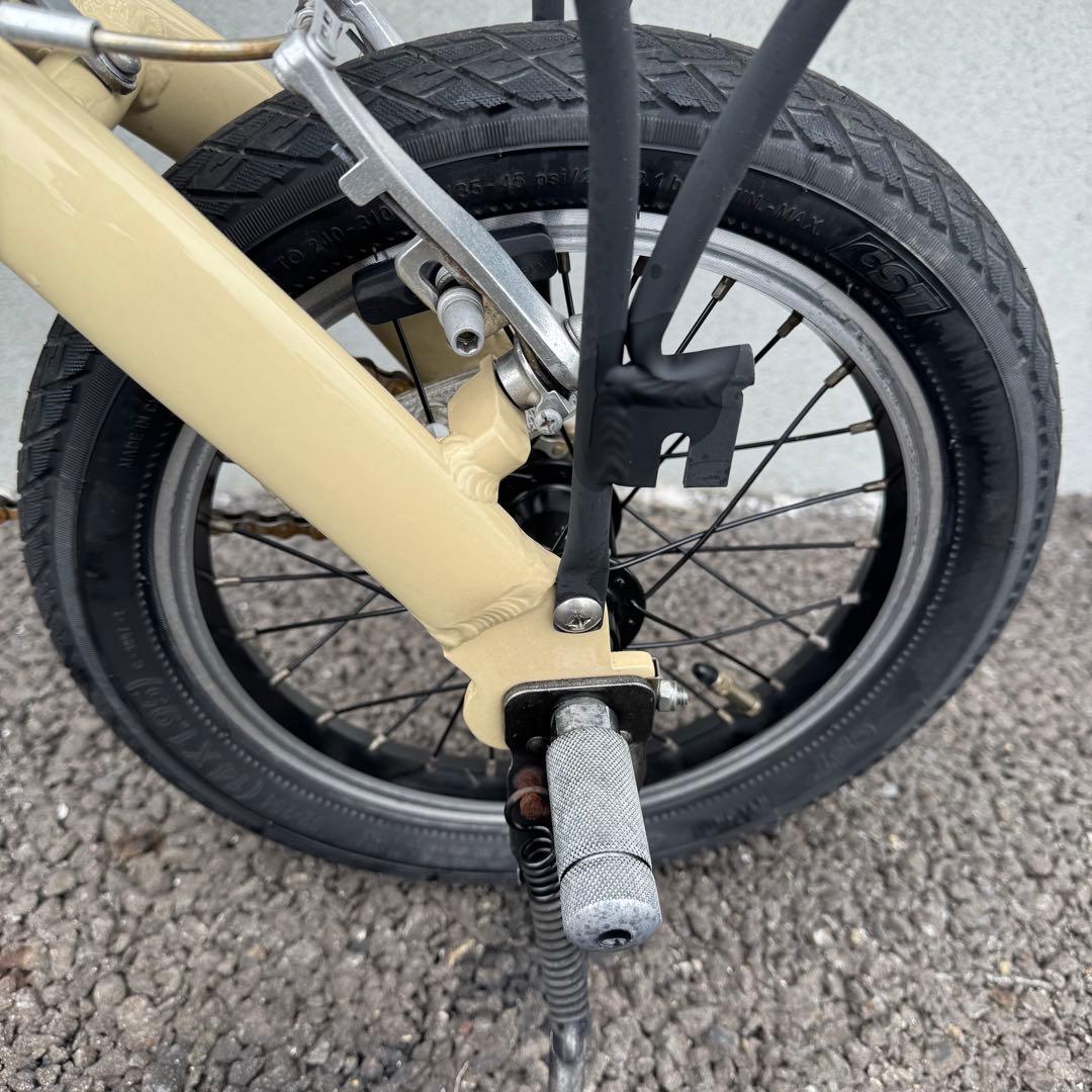 送料無料 あさひ アウトランク 14インチ アルミ軽量8.5kg ミニベロ 美品