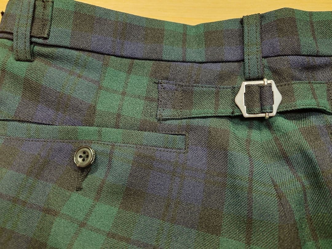 BEAMS PLUS ブラックウォッチ トラウザー