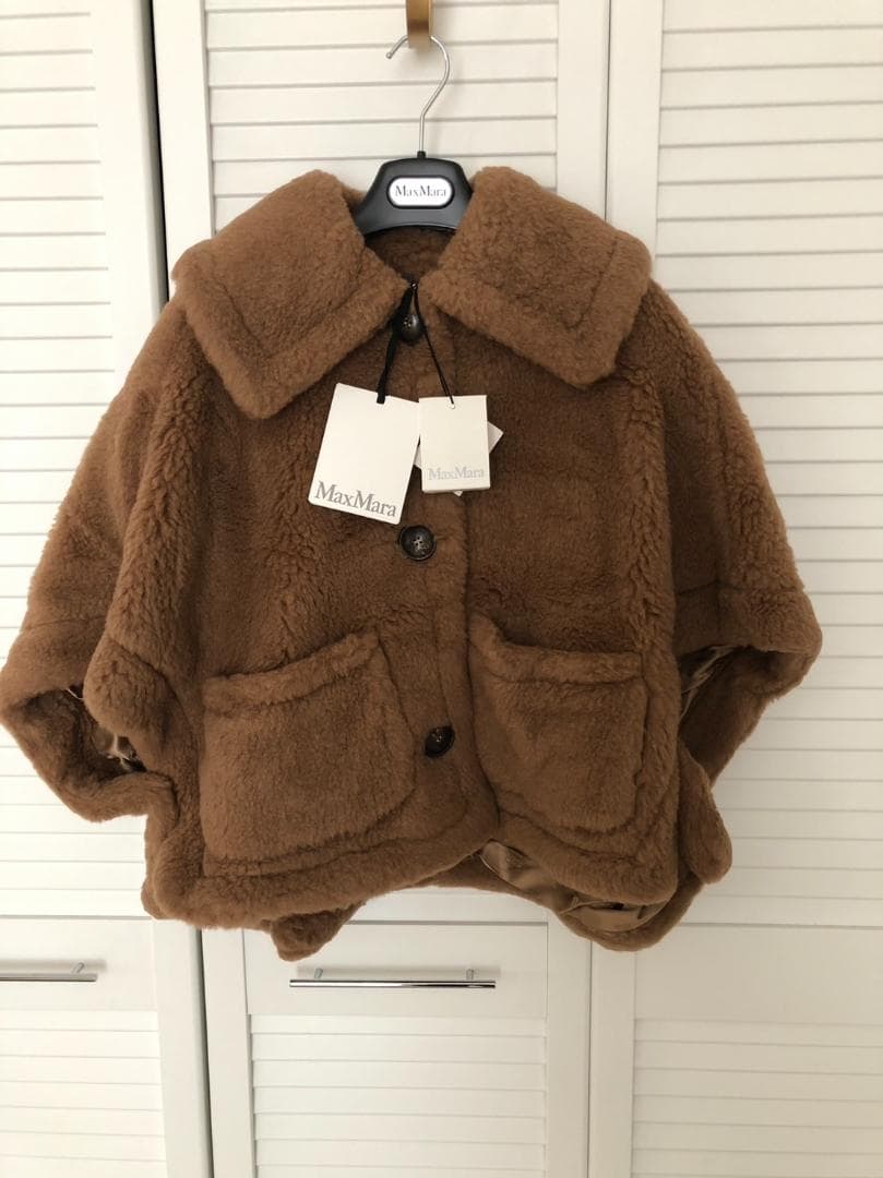 ラスト1点♡MaxMara♡ポンチョコート♡CAMMELLO♡S/M