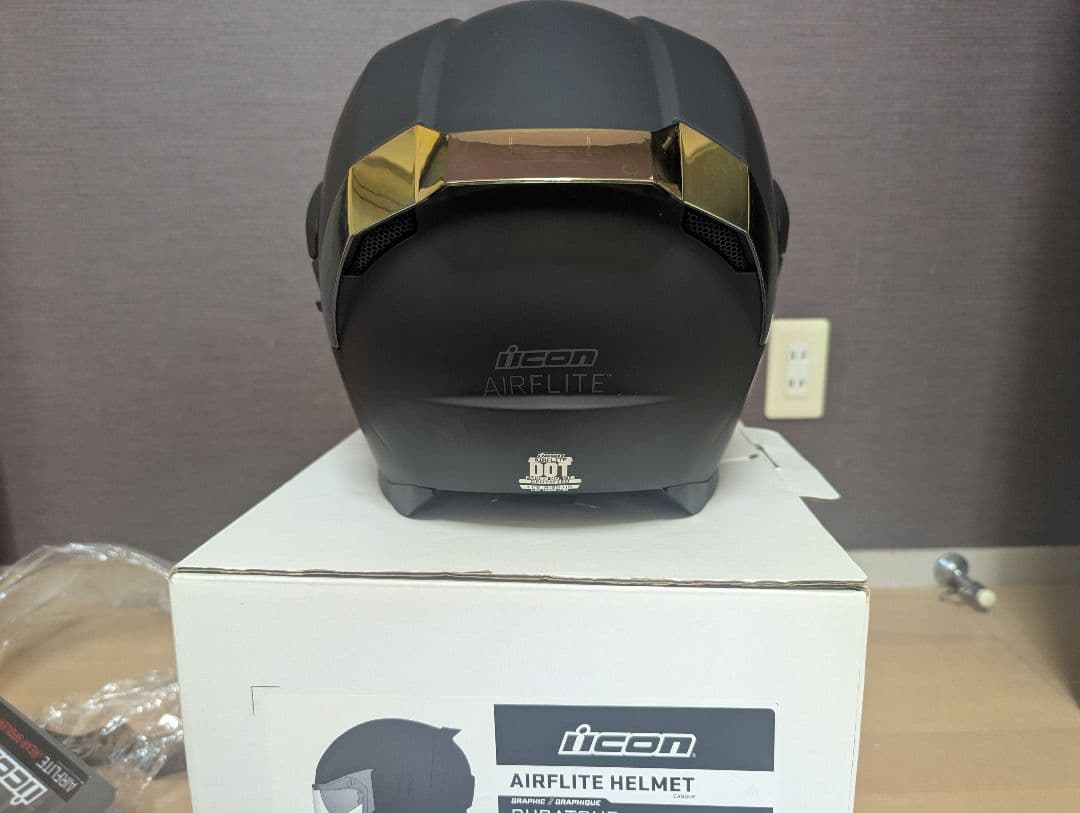 icon AIR FLITE マットブラック Lサイズ フルセット