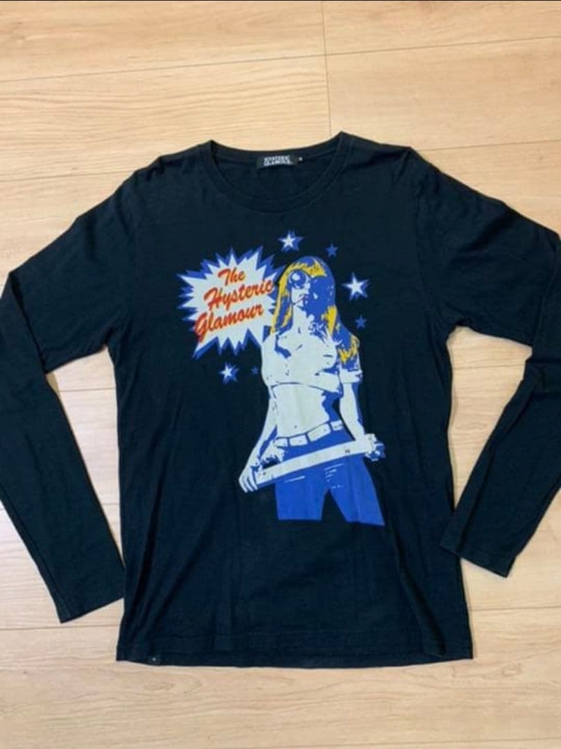 ヒステリックグラマー　黒　ロングTシャツ