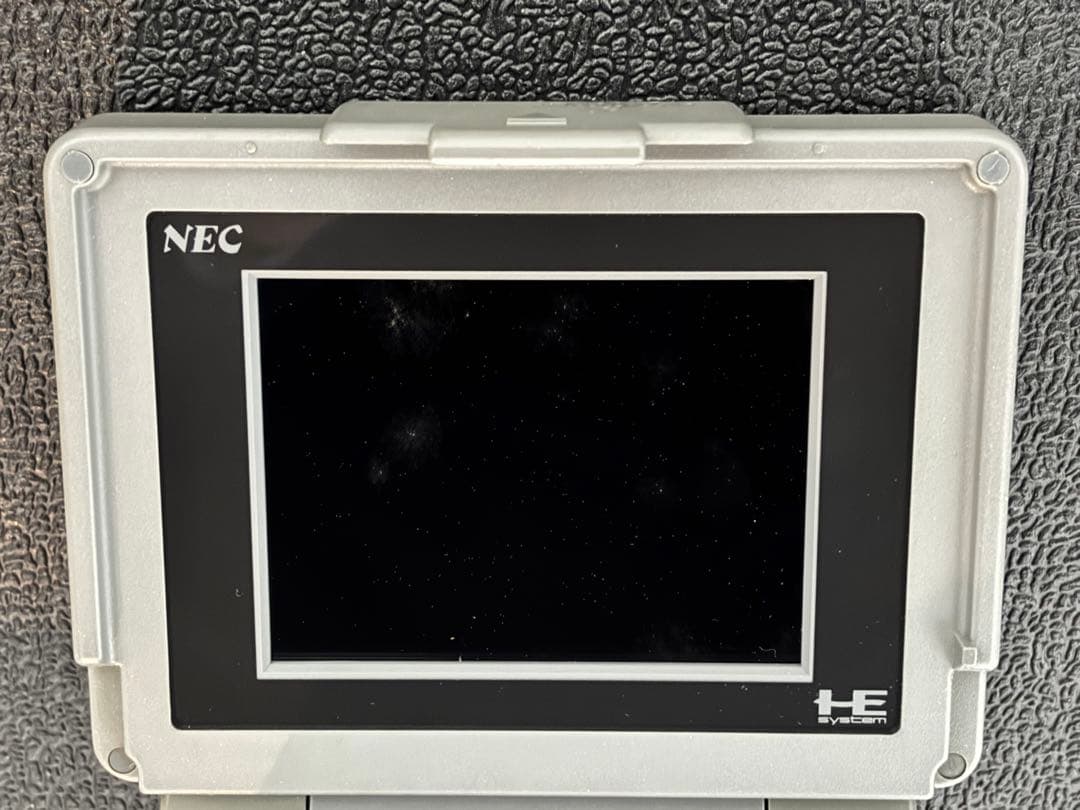 ジャンク　PCエンジン LT 本体 箱説付 スーパーロムロムアダプタ付 通電不可