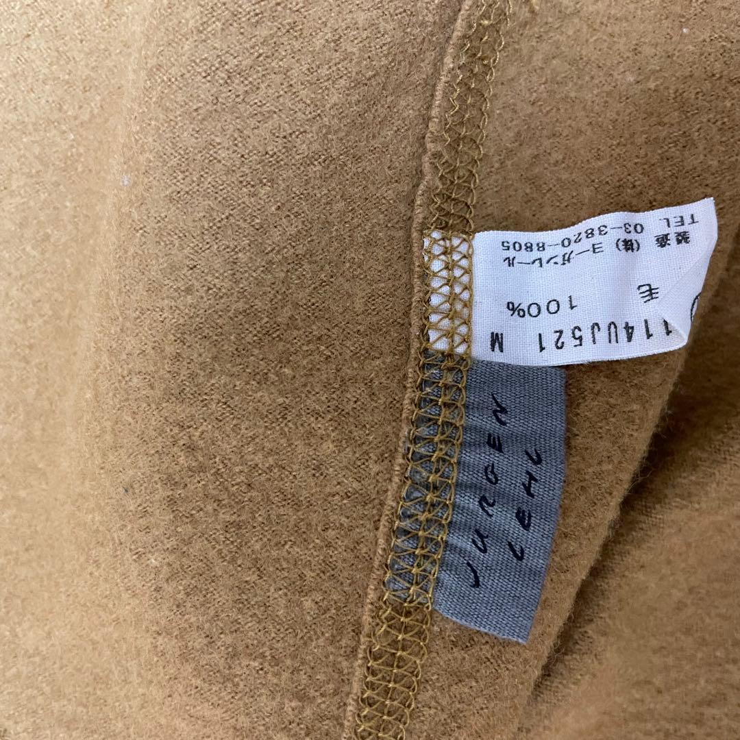 【美品】ヨーガンレール JURGEN LEHL ウールジャケットM辛子色カラー