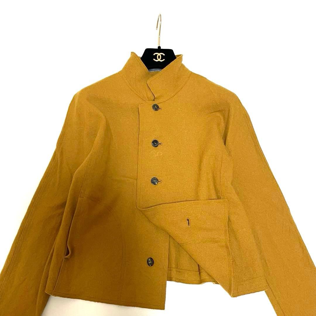 【美品】ヨーガンレール JURGEN LEHL ウールジャケットM辛子色カラー