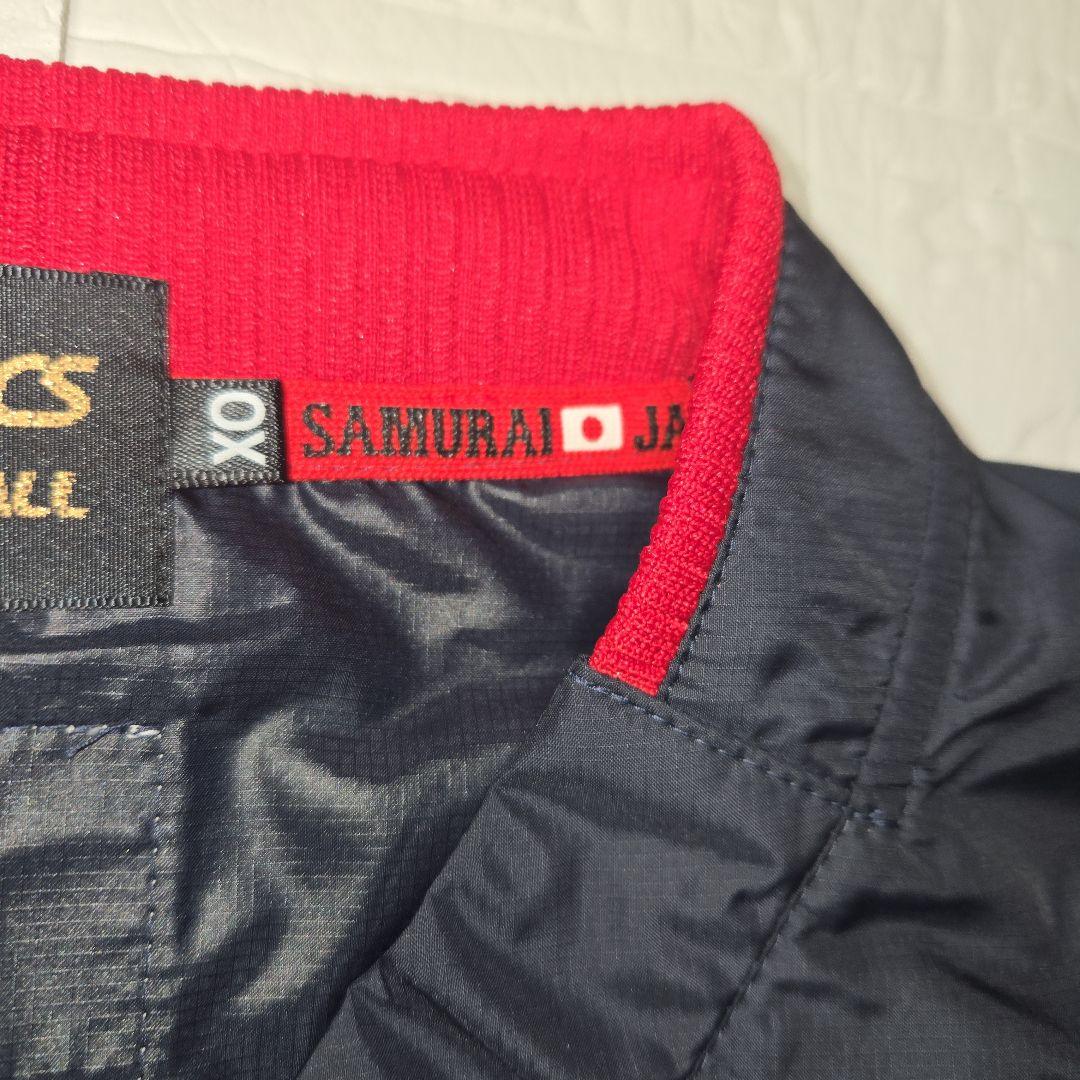 日本代表 侍JAPAN アシックス製 オーセンティック半袖Vジャン XO