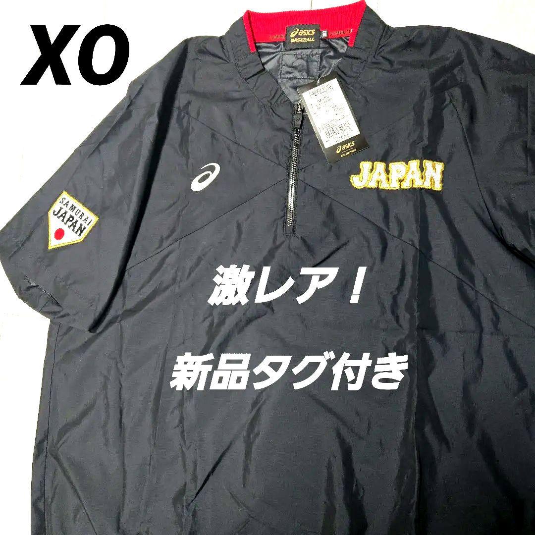 日本代表 侍JAPAN アシックス製 オーセンティック半袖Vジャン XO