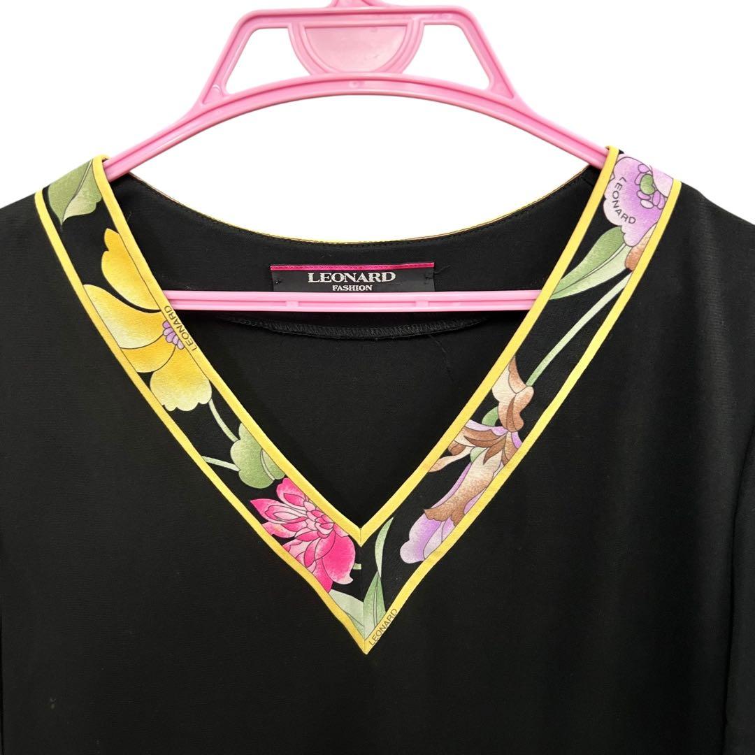 レオナール LEONARD FASHION ワンピース ドレス 半袖