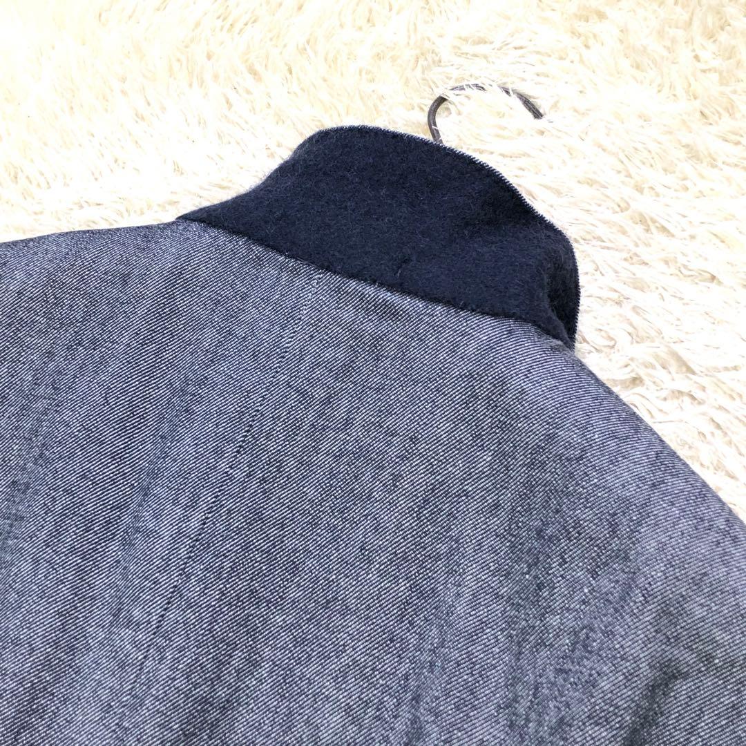 美品⭐ラルディーニ ダブルブレスト テーラードジャケット ウール コットン 44