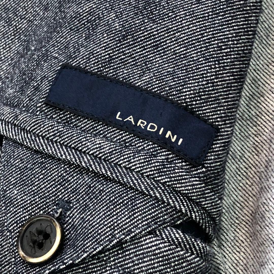 美品⭐ラルディーニ ダブルブレスト テーラードジャケット ウール コットン 44