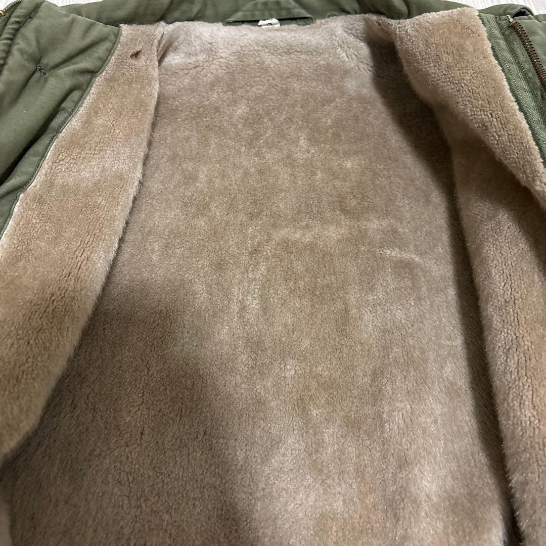 US NAVY A-2 デッキジャケット オリーブグリーン ビンテージ