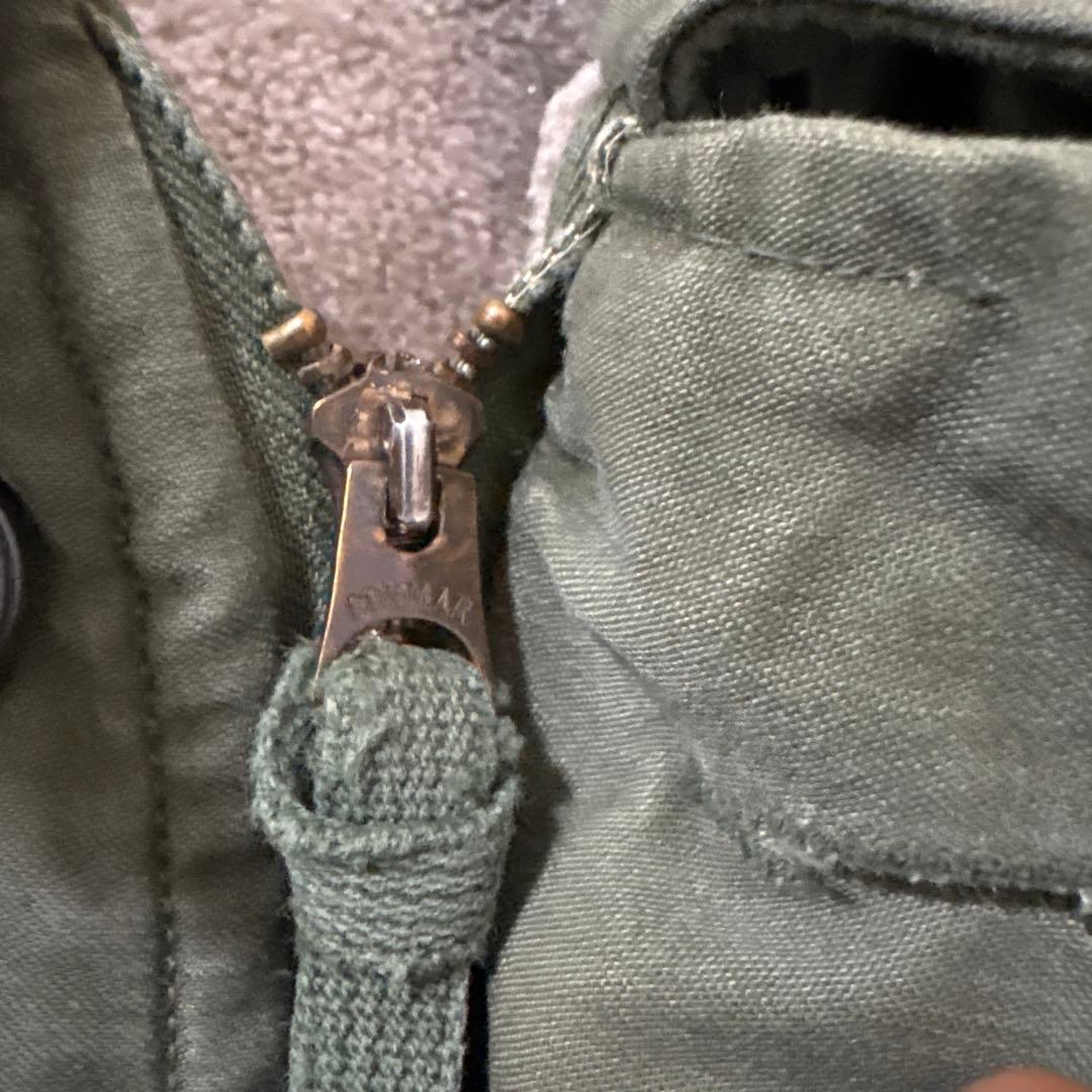 US NAVY A-2 デッキジャケット オリーブグリーン ビンテージ