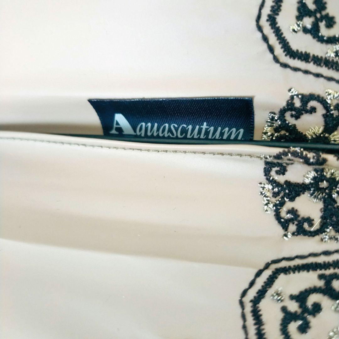 アクアスキュータム 日傘 傘 Aquascutum 刺繍 サマーシールド