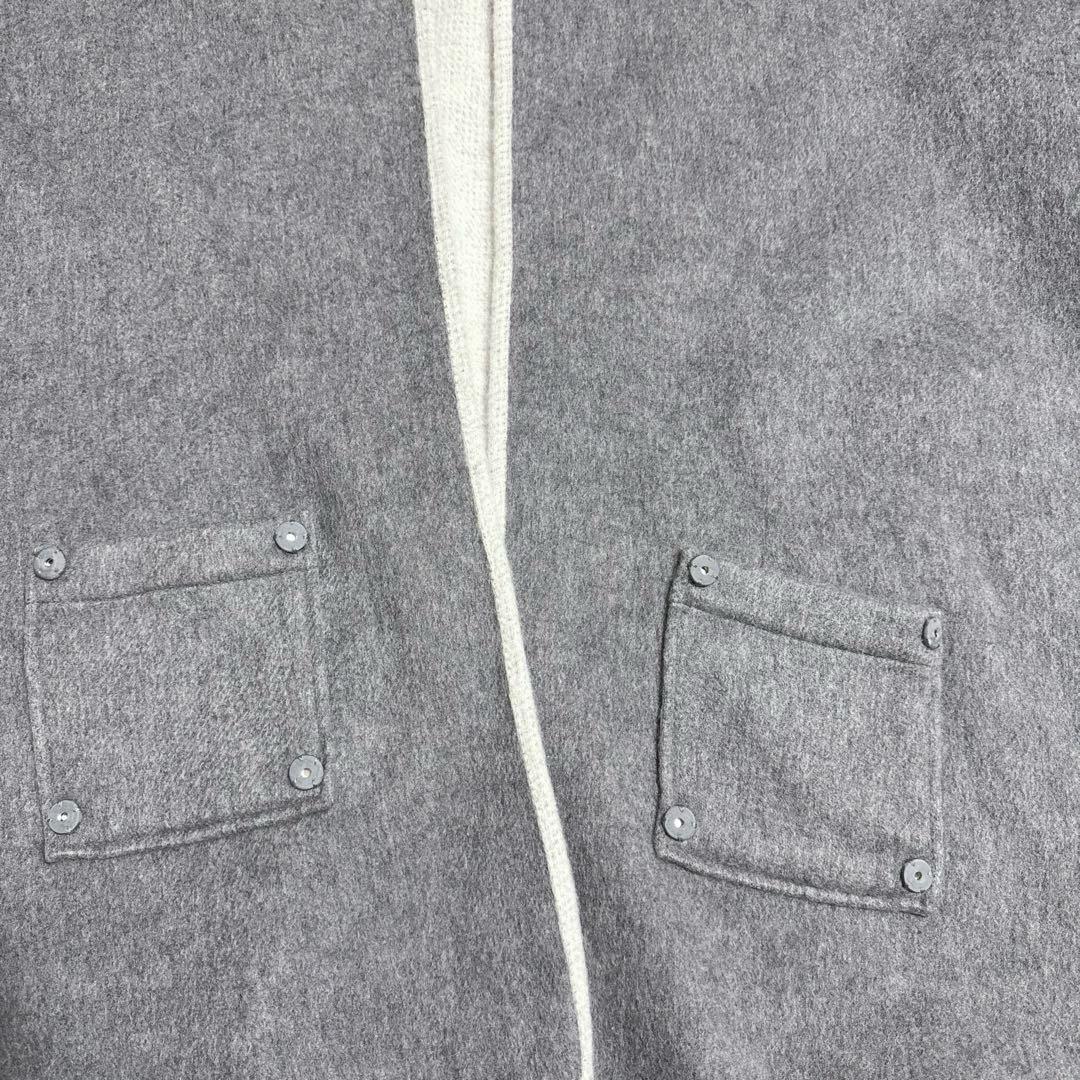 【ゆまぷり美品】DAMA カシミヤ100% フォックスファー ポンチョ