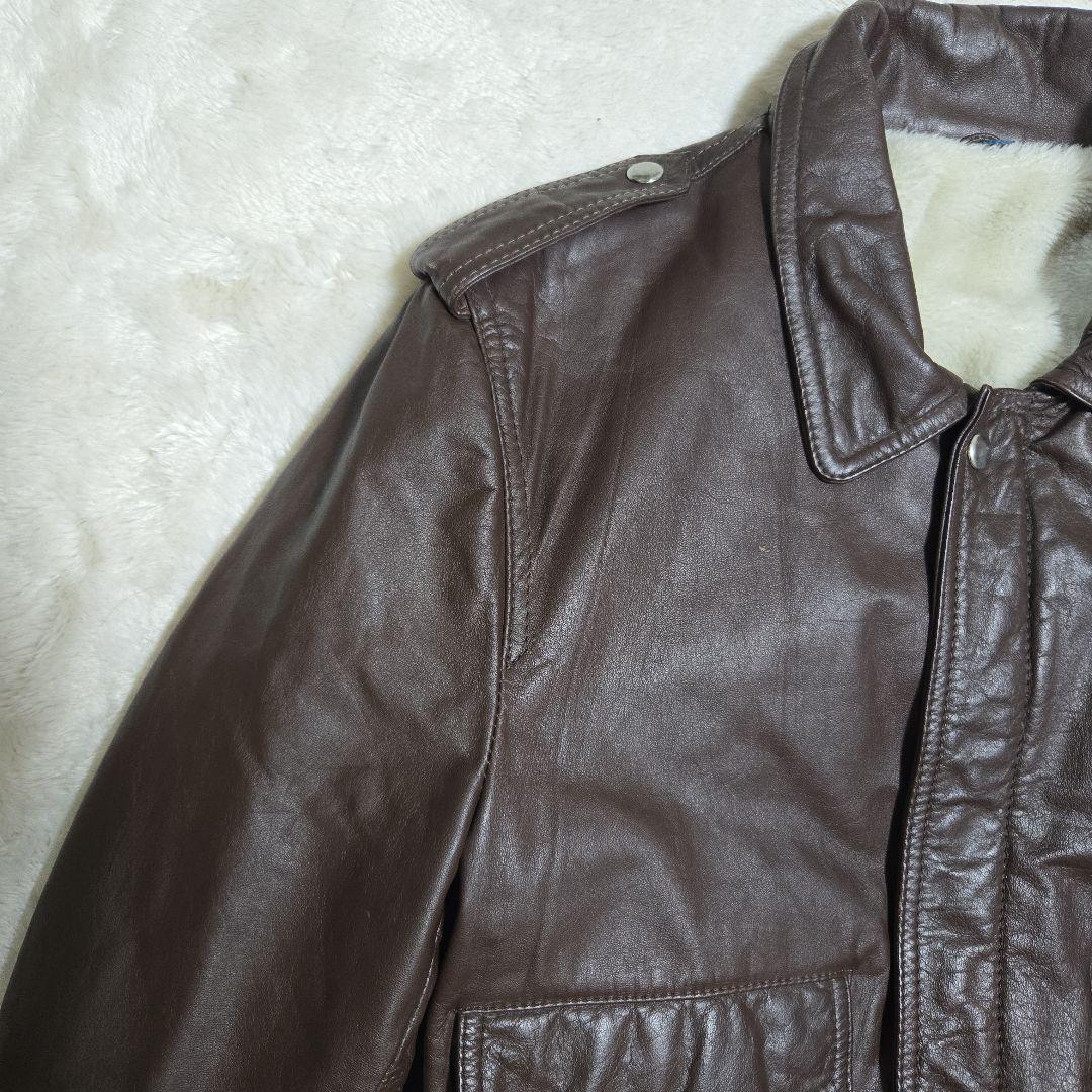 ヴィンテージ 90s A-2 フライトジャケット 牛革 カウナッパ ボア