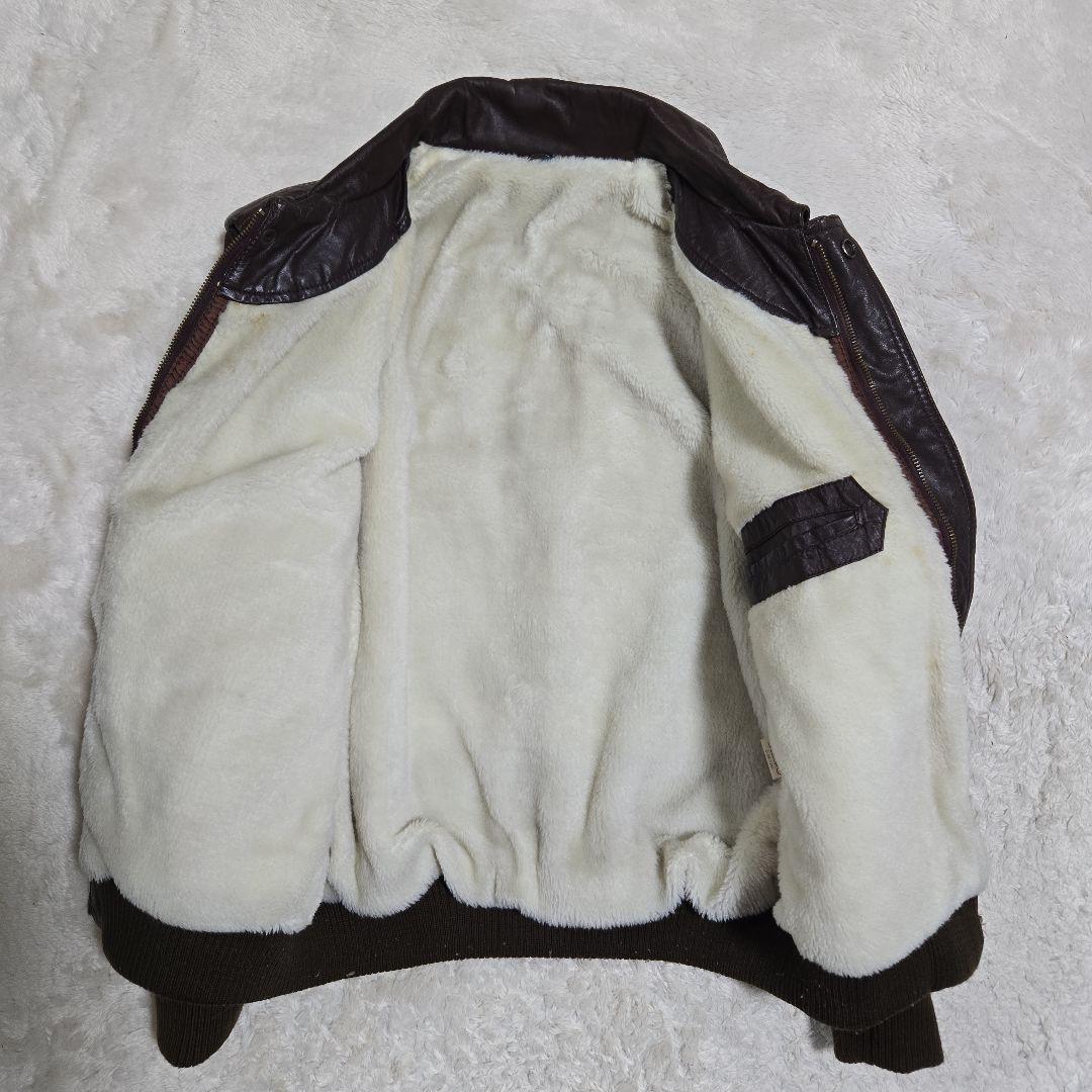ヴィンテージ 90s A-2 フライトジャケット 牛革 カウナッパ ボア