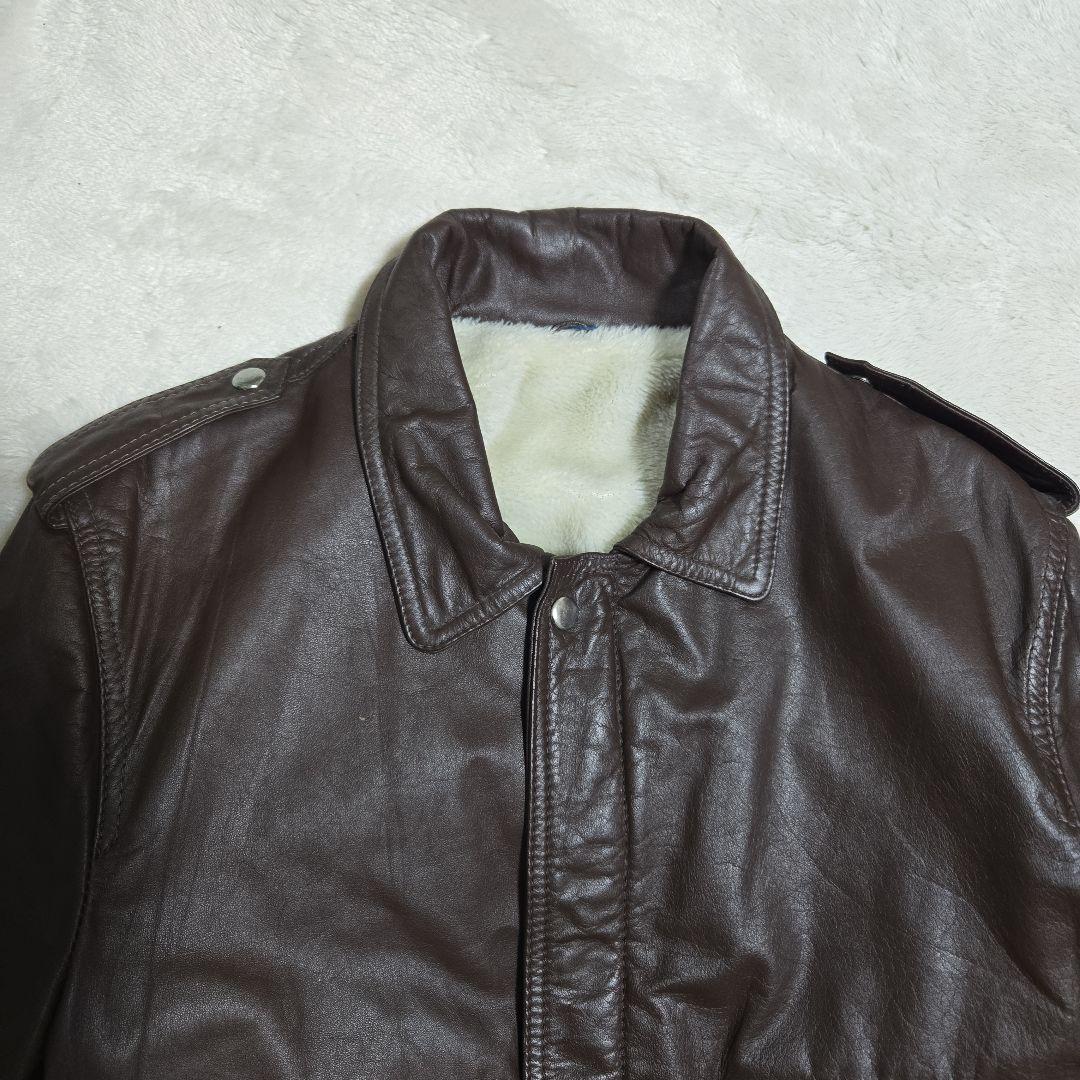 ヴィンテージ 90s A-2 フライトジャケット 牛革 カウナッパ ボア