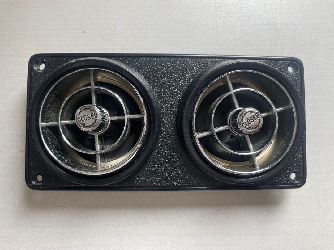 ジムニーエアコン吹き出し口　バス流用 メッキ　ジムニーカスタム　エアコンクーラー