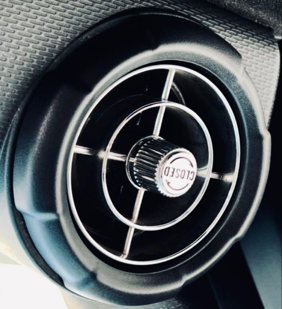 ジムニーエアコン吹き出し口　バス流用 メッキ　ジムニーカスタム　エアコンクーラー