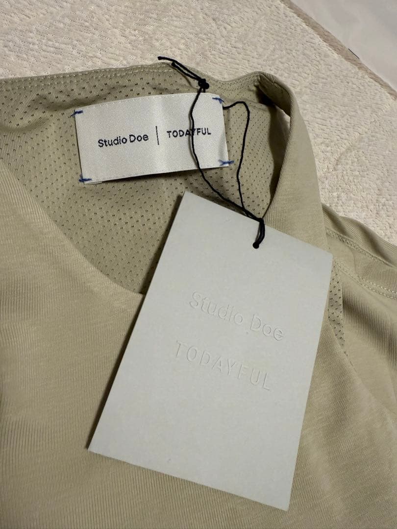 【新品】TODAYFUL Studiodoe コラボ タンクトップ　セージ