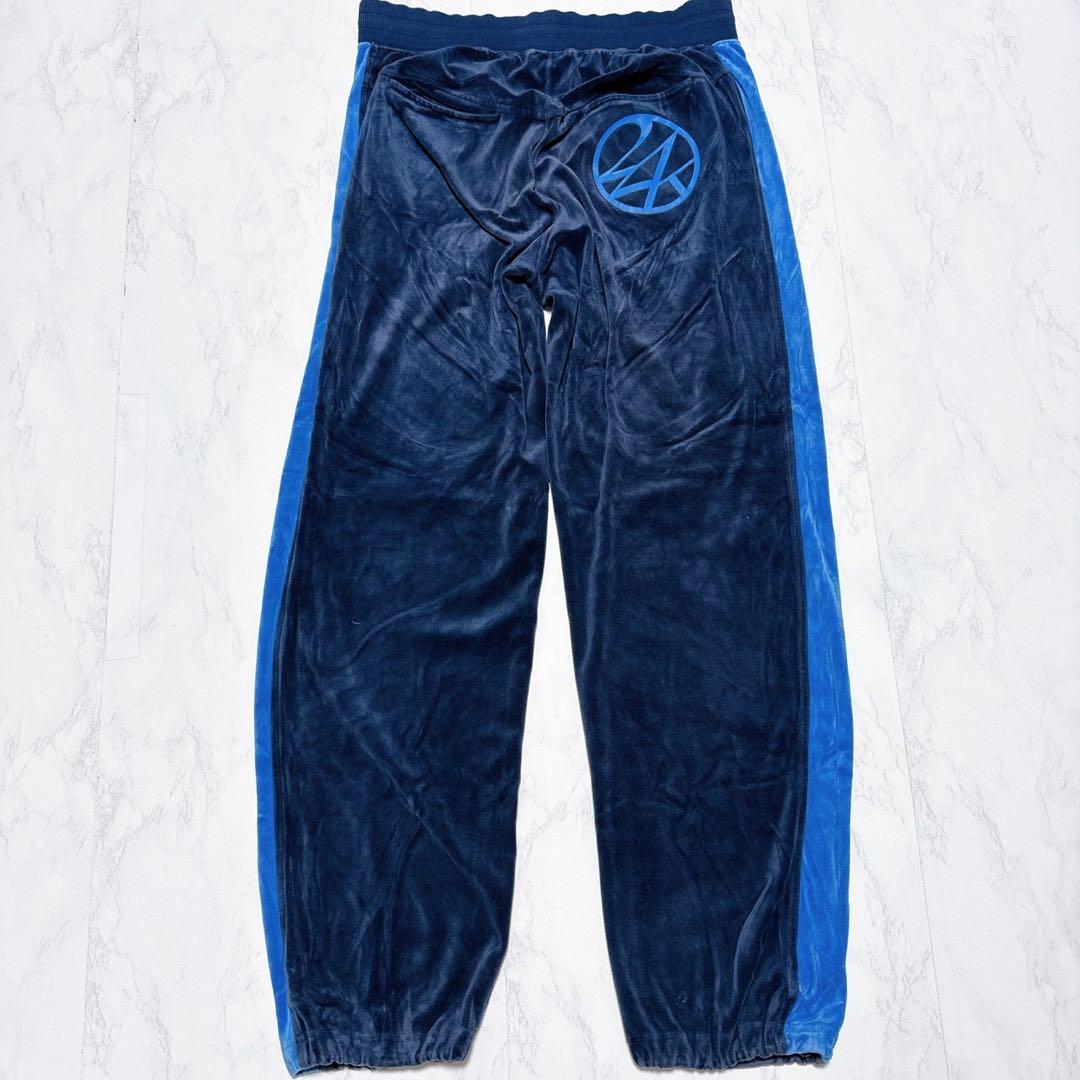 24karats ベロア ジャージセットアップ 上下セット L ブルー