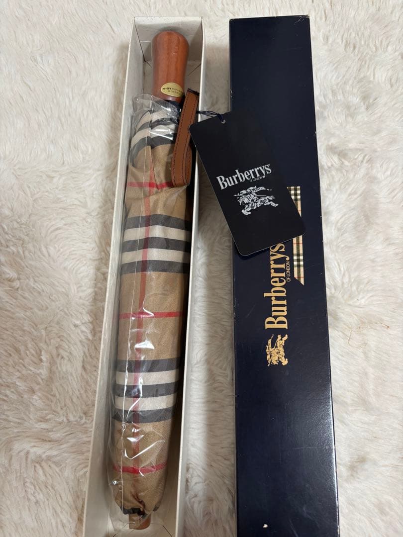 新品未使用　バーバリー　バーバリーズ　ヴィンテージ オーロラ　傘