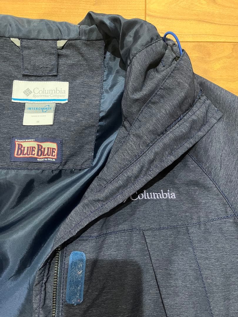 Columbia Blue Blue ネイビー M