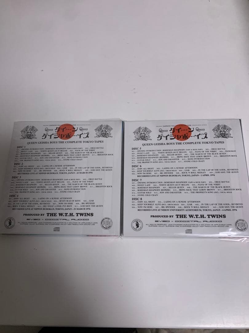 洋楽 QUEEN GEISHA BOYS 1976 JAPAN TOUR BOX