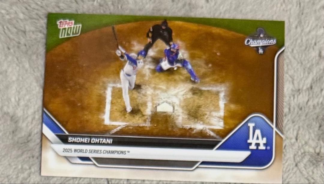 プ*タ様 topps NOW大谷翔平⭐️WS-1SSP⭐️2025年ワールドシリ