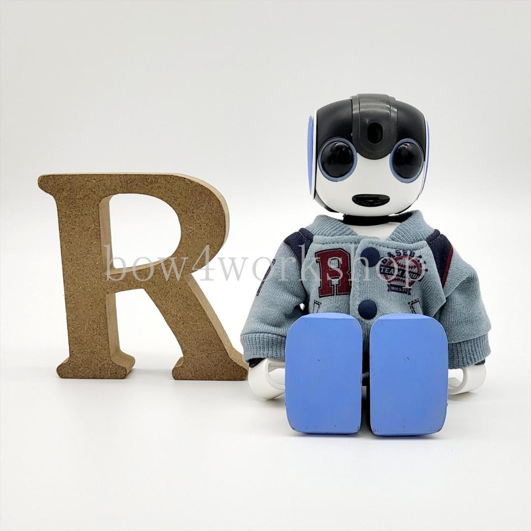 ロボホン RoBoHoN ロボホンの服ハンドメイド プリントスタジャン ブルー