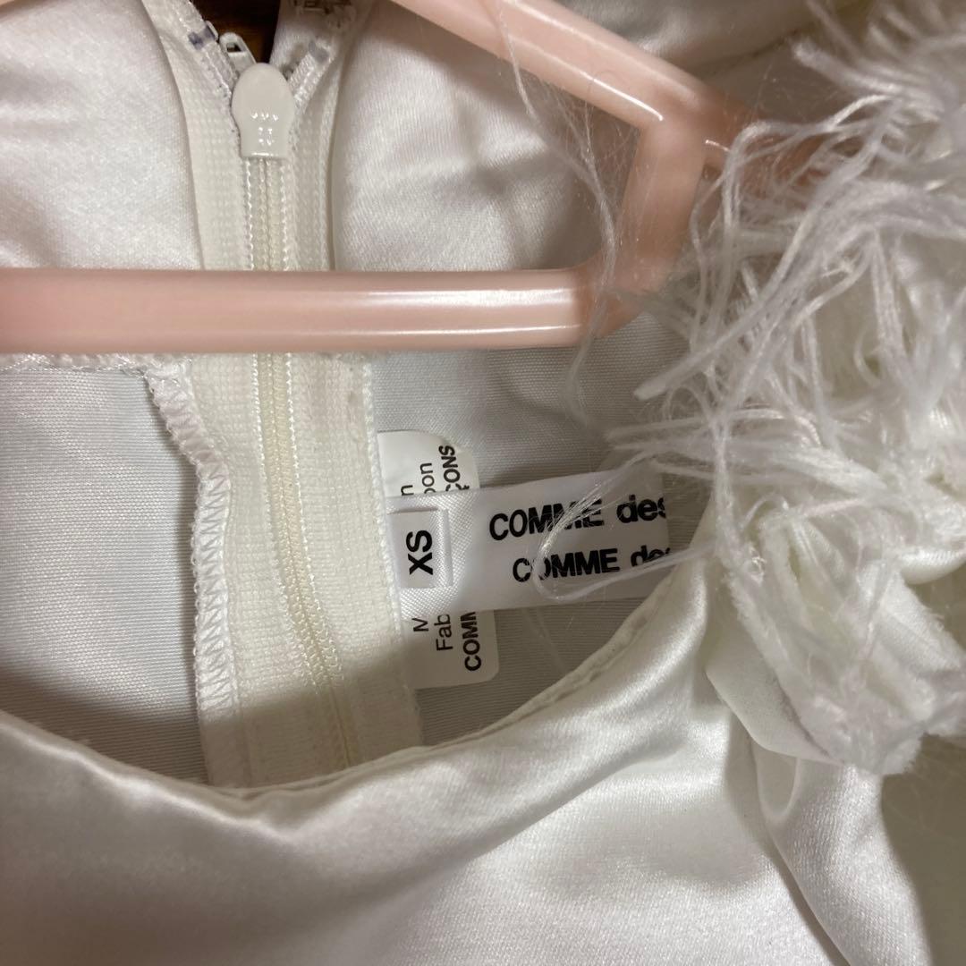 【値下げ】コムデギャルソン パフスリーブワンピCOMME des GARCONS
