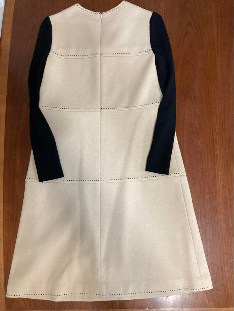 【お値引き中】M'S GRACY ウール混合 Aラインロングワンピース