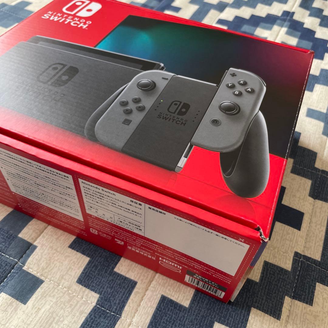 Nintendo Switch グレー 本体 Joy-Con付き　新品未使用