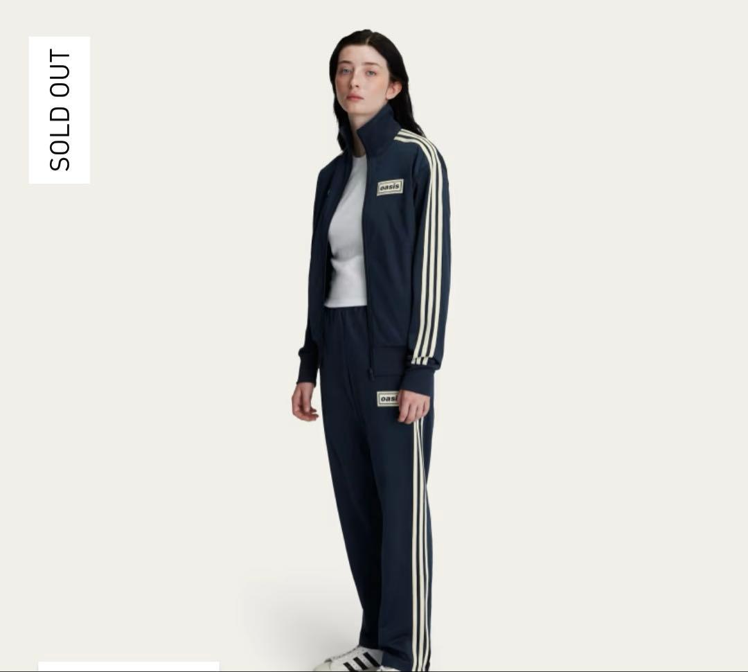 adidas oasis Live '25 TRACK TOP ネイビー/XS