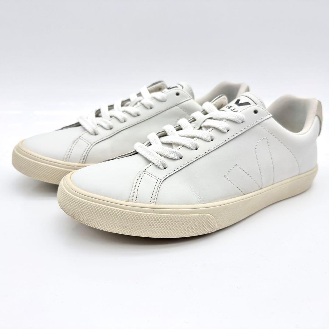 VEJA ヴェジャ エスプラー ホワイト ブラック 23cm