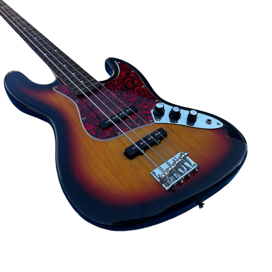 美品 Selder ジャズベース 初心者向けエレキベース ジャズベ サンバースト