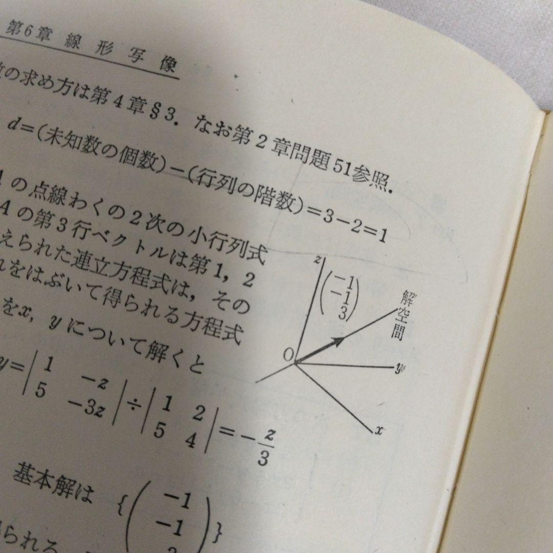 基礎演習 線形代数 富永晃著 聖文社